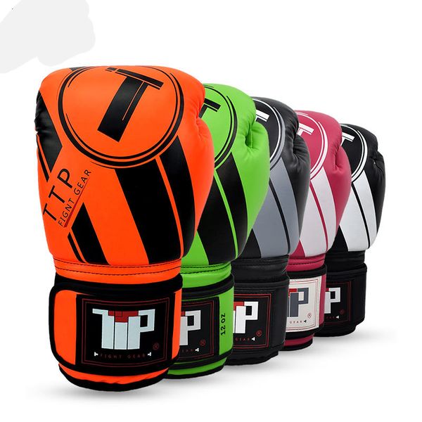 

10oz 12oz 14oz fighting boxing glove mma gear taekwondo fight kick mitt glove muay thai karate training 5 color