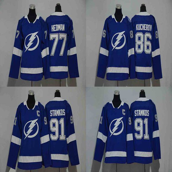 

Lady 77 Victor Hedman Jersey 2017-2018 Season 86 Nikita Kucherov 91 Steven Stamkos Tampa Bay Lightning Women Hockey Jerseys Cheap