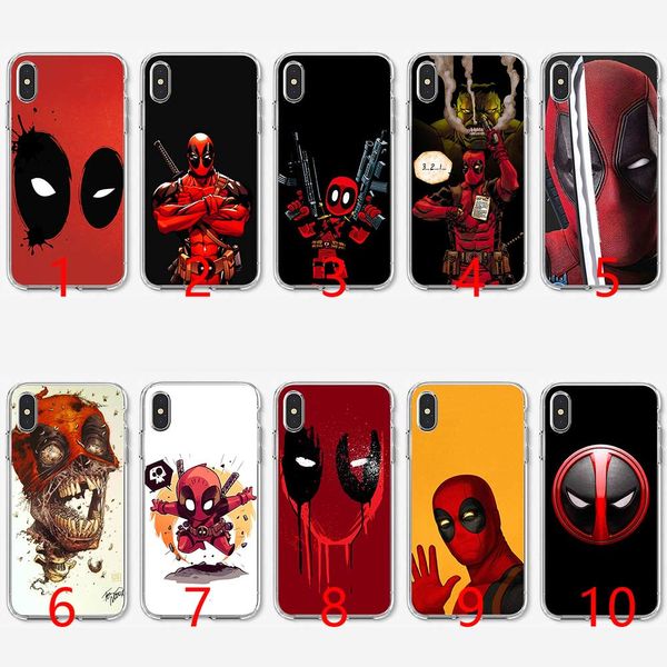 

Marvel Deadpool Comic Spiderman Мягкий силиконовый чехол для телефона TPU для iPhone 5 5S SE 6 6 S 7 8 Plus XR XS Max крышка