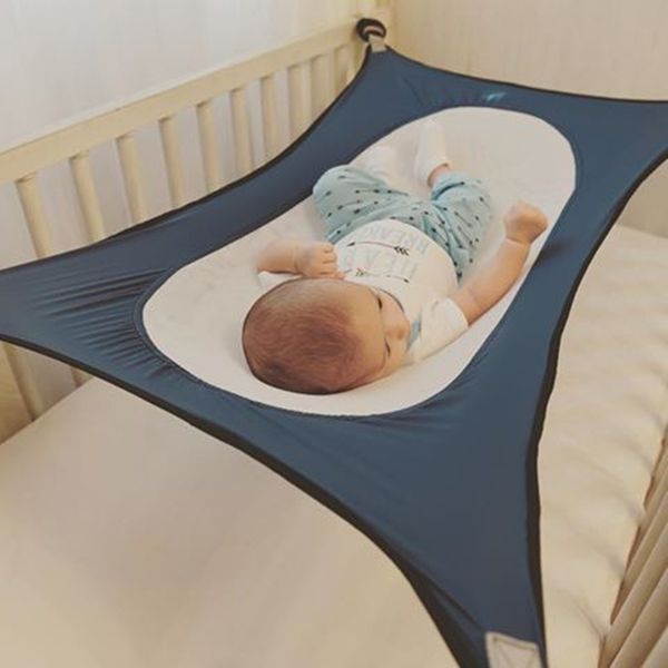 

infants hammock cartoon printed baby detachable protable folding crib cotton newborn sleeping bed outdoor garden swing