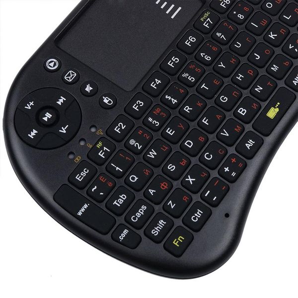 

Mini i8 Russian Keyboard 2.4GHz Gaming Russian Keyboard Plug and Play Air Fly Mouse Wireless QWERTY Keyboard for Xbox 360 for PS