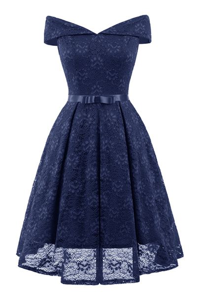

women dress word bow lace lace bare back dress, Black;gray