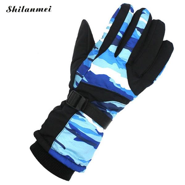 

2018 men ski gloves fleece snowboard gloves snowmobile motorcycle riding winter windproof waterproof snow