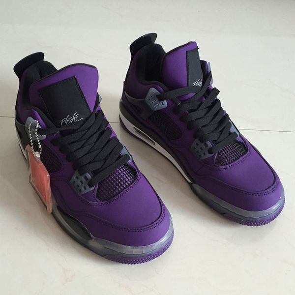 

2018 new travi x 4 purple wede men ba ketball hoe 4 iv cactu pack men port neaker ize 7 13