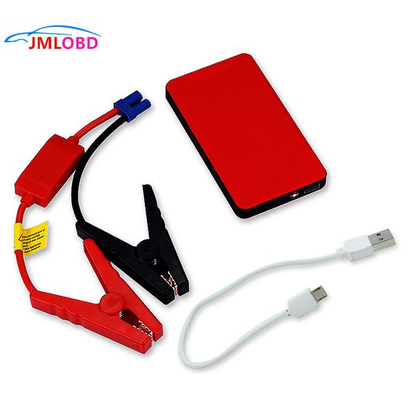 

new mini portable 12v car battery jump starter auto jumper engine power bank starting up to 2.0l car start