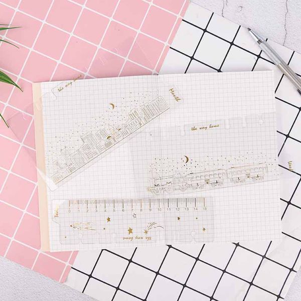 

a6/3pcs 6 holes binder planner notebooks gold foil index divider a6 notebook accessory office school stationery creative, Purple;pink