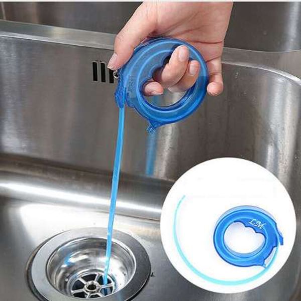 Flessibile mini Snake Drain Cleaner Detergente per capelli Strumenti da cucina Cucina fognatura Pulitore per tubi