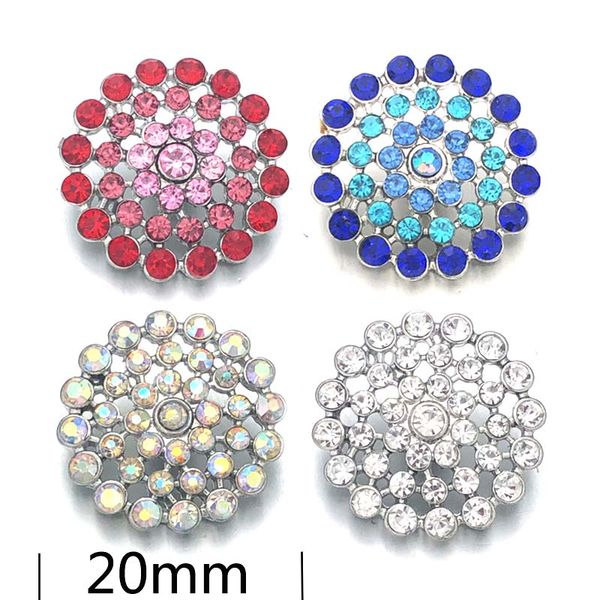 

новый w447 цветок 3d 18мм 20мм металл snap кнопки для ожерелья браслета сменная ювелирные изделия женщины accessorie выводы