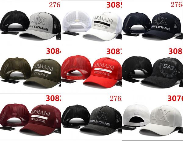

2018 Новая мода AX шляпы Марка Сотни Tha Alumni Strap Back Cap мужчин женщин костный snapback Регули