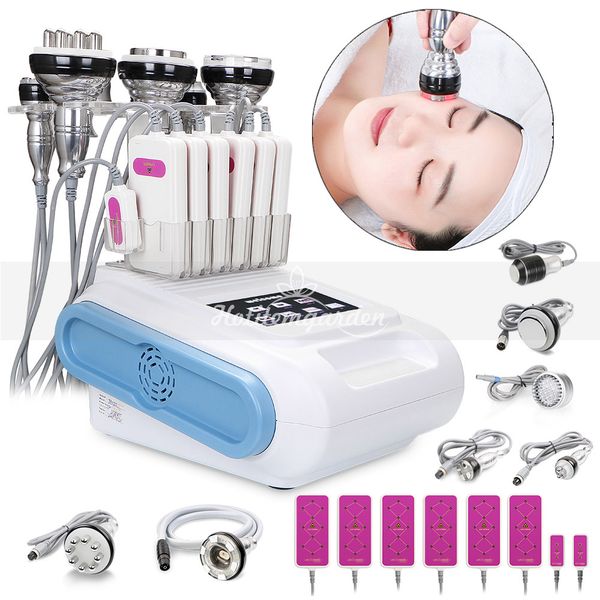 

40k ultrasonic liposuction cavitation 8 pads lipo laser slimming machine vacuum rf skin care beauty center equipment