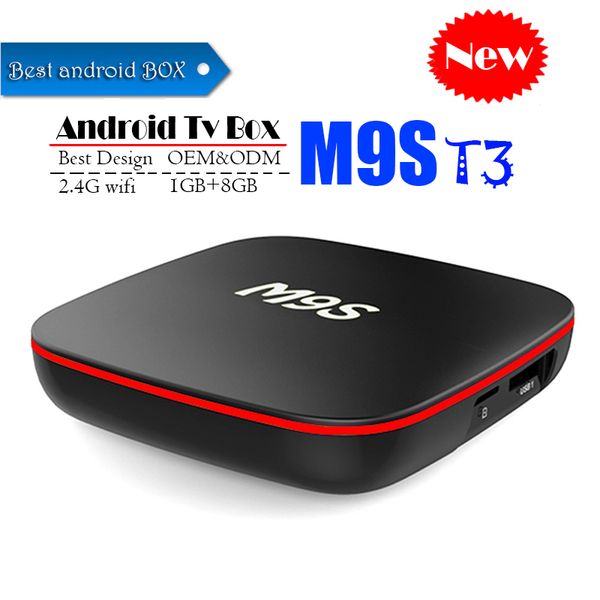 

Новый M9S T3 Allwinner H3 Android TV Box 1 ГБ 8 ГБ Четырехъядерный процессор 100M Lan 2.4G Wi-Fi 4K VP9 HDR10 IPTV Android Смарт-медиаплеер ЛУЧШЕ MXQ PRO 4K
