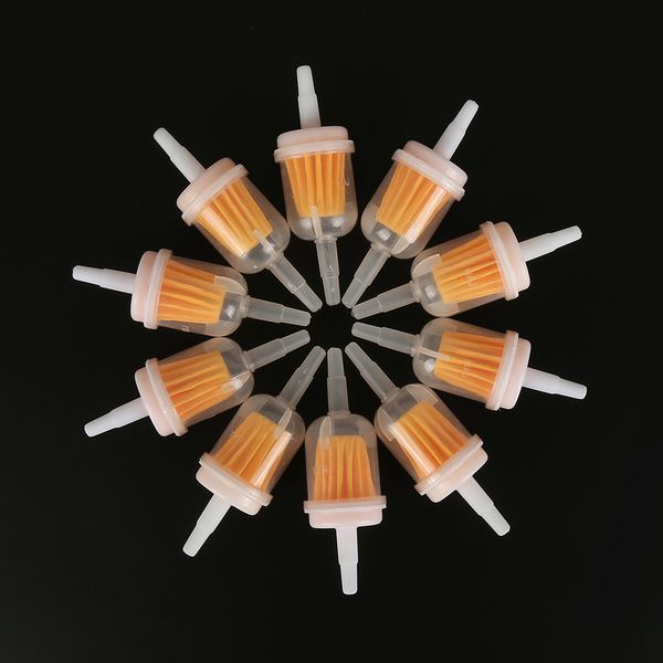 

10pcs universal petrol gas inline fuel filter for motorcycle dirt pit bike car scooter for kawasaki kohler briggs stratton john