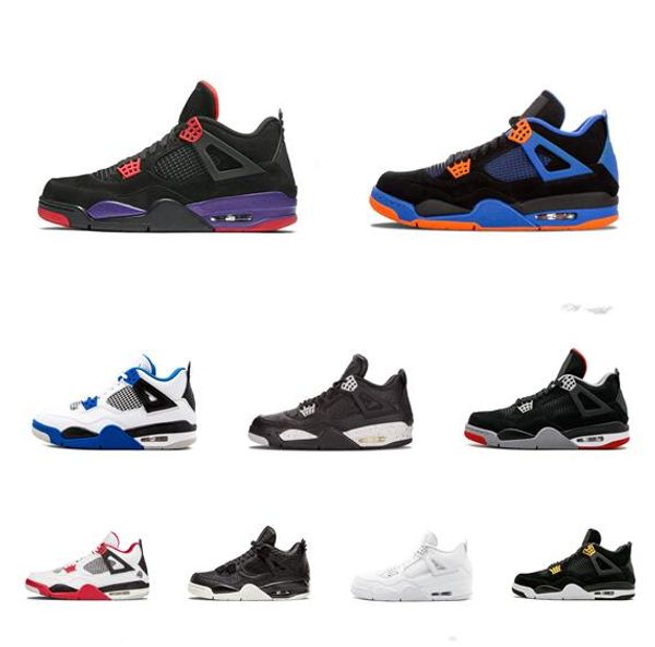 

2018 4s Чистая Деньги Мужская Баскетбольная обувь 4 Роялти Громовой Белый Цемент Аль