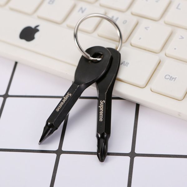 

1 компл. Из нержавеющей стали мини EDC многофункциональная отвертка брелок автомоб