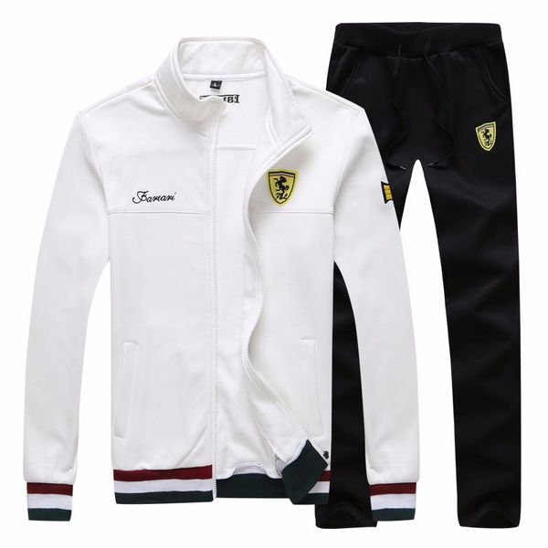 

fashion spring autumn hoodies black casual slim youths mens tracksuit set solid fashion suit men sweatshirts