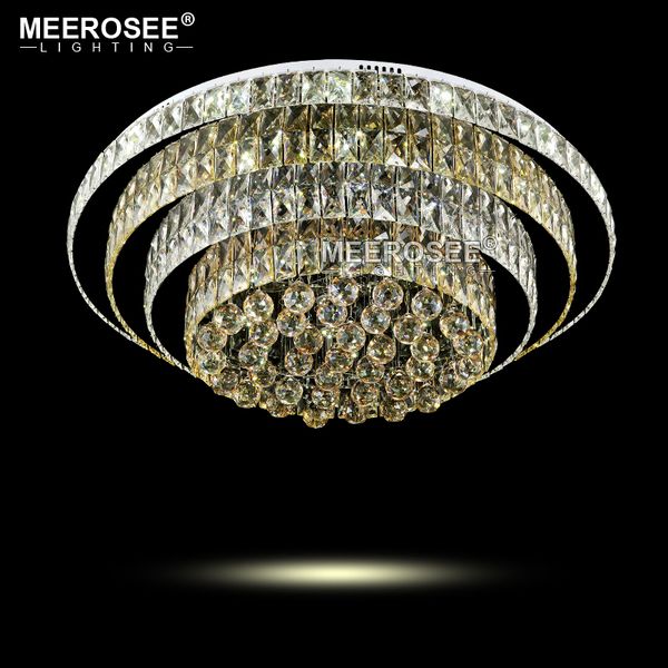 

led ceiling light fixture round luminarias para sala led ceiling lamp clear crystal flush mounted lighting kitchen bedroom