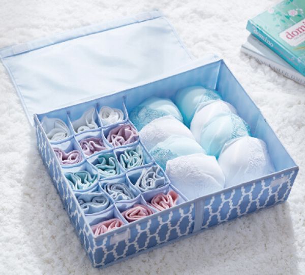 

underwear bar organizer multi function storage bag creative oxford cloth wardrobe clothing storage drawer 16 grids