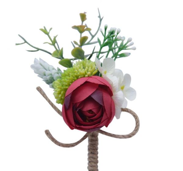 

nordic fresh bride brooch ribbon flower decoration gift box simulation flowers