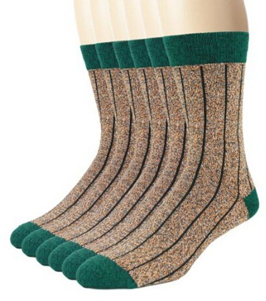 

6 pairs multi-pack dri-tech moisture control athletic sock men's cotton moisture wicking extra heavy cushion crew socks, Black