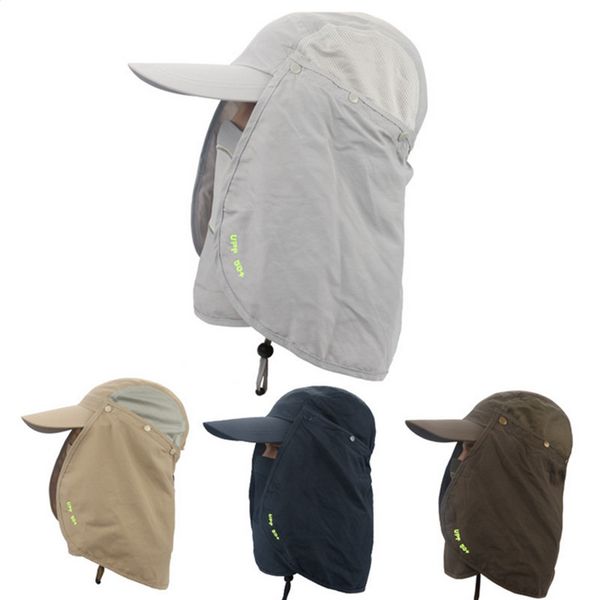 

sports caps summer sunscreen hats upf 50+hat outdoor sun shading anti ultraviolet ray beach hat fishing hat fisherman quick drying cap, Black;white