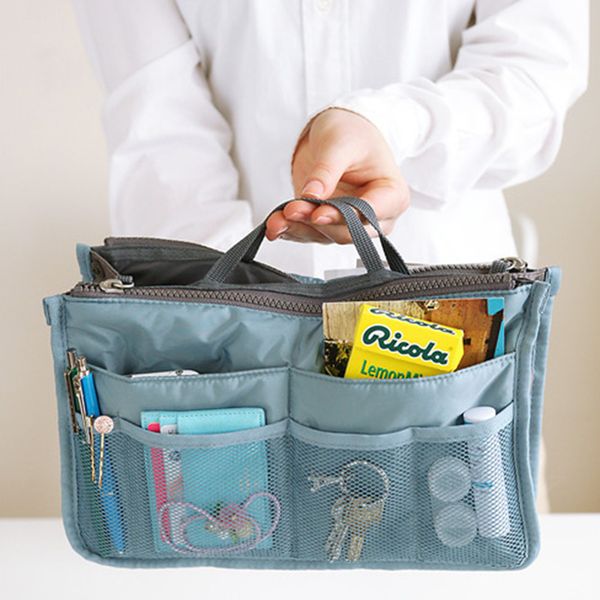 

double zipper travel bag cube organizer packing cubes high capacity hand daily necessities finishing package tourism necessities