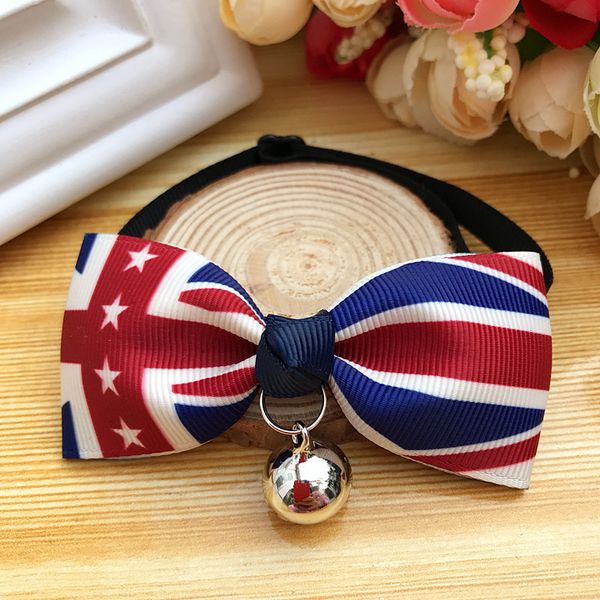 

adjustable pet cat dog bow tie gentleman dog necktie puppy bowtie butterfly tie with little bell pet puppy grooming accessories neck 10-35cm