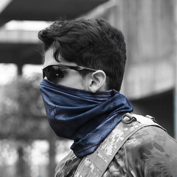 

outdoor tactical camouflage scarf mesh anti-dust fishing cycling defence sandwind scarves neckerchief, Black;white