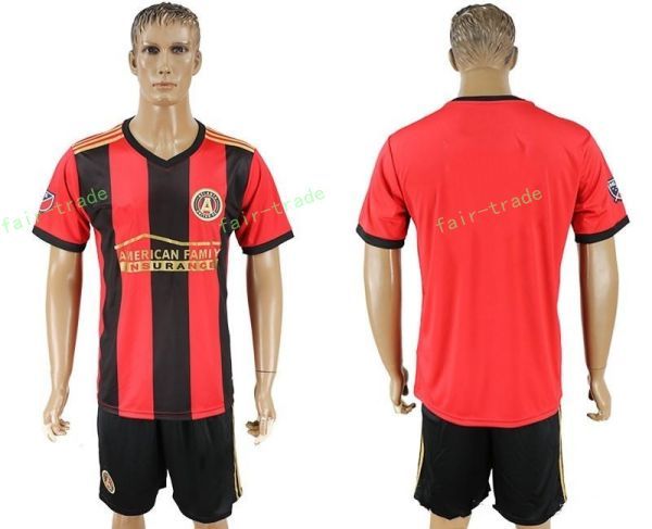 

FC Men MLS Soccer Jersey Atlanta United Set 10 Miguel Almiron 7 Josef Martinez 4 Greg Garza Football Shirt Kits Uniform Team Red