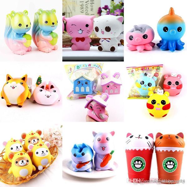 

squishy doll rabbit huge squishies slow rising 15cm soft squeeze cute cell phone strap gift stress children toys decompression toy t97