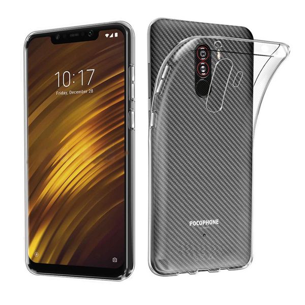 

Для Xiaomi PocoPhone Ф1 чехол роскошные ультра тонкий прозрачный мягкий TPU чехол для Xiaomi П