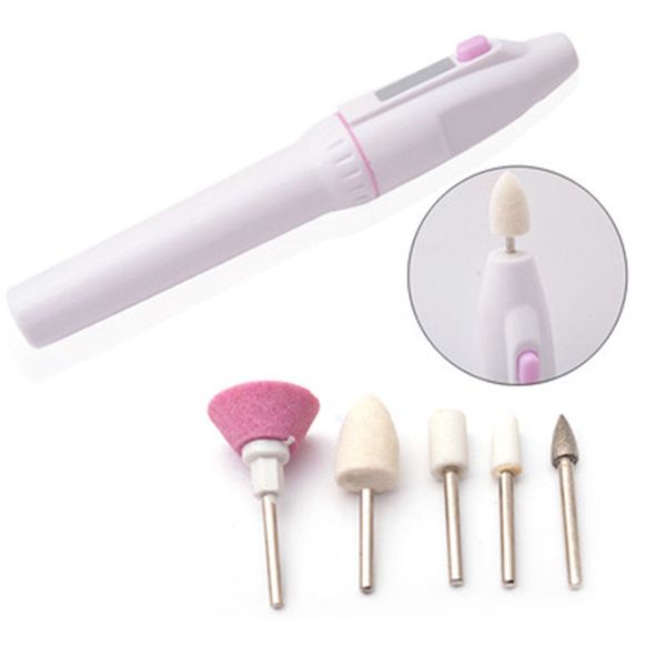 

y-xlwn nail machine portable sander electric pen type nailer mini type nail stickers, Silver;gold