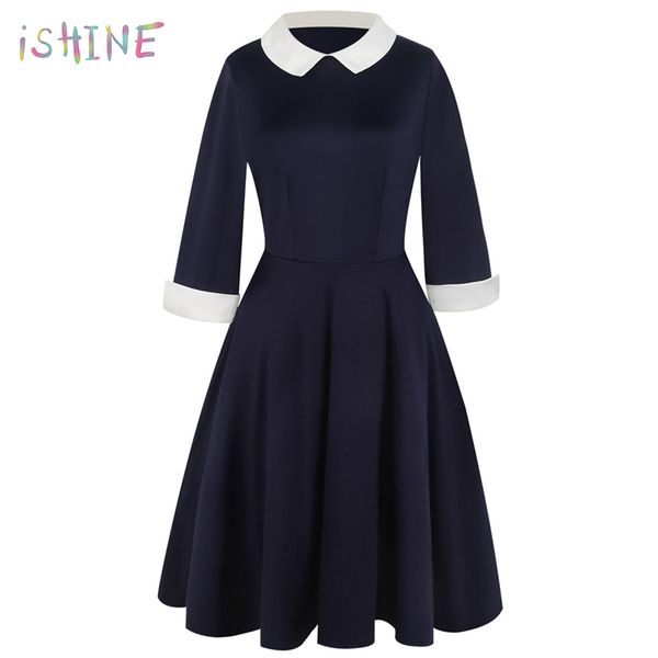 

2018 вена опѬнй ил dress импаине a-line пиеѬ пн воѬоник кола опѬнй и, White;black