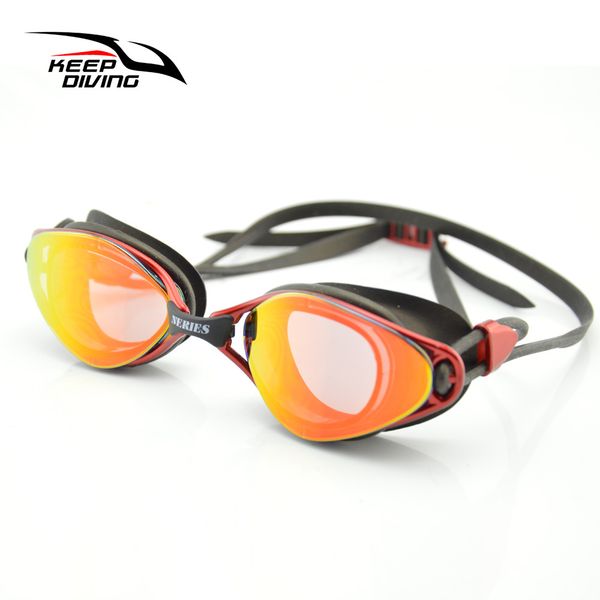 

neries new professional anti-fog uv protection adjustable swimming goggles men women waterproof silicone glasses eyewear