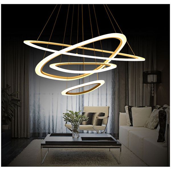

triangle shape chandeliers for home illumination ac85-265v dinning room living room indoor lights acrylic pendants chandelier