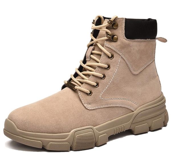 

autumn winter army boots for men military desert tactical man boot shoes breathable combat ankle boots with plush fur adf-8771, Black