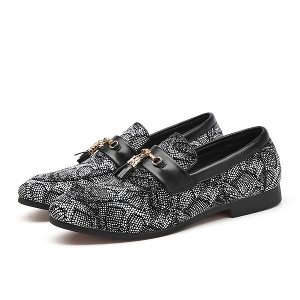 snake pattern shoes