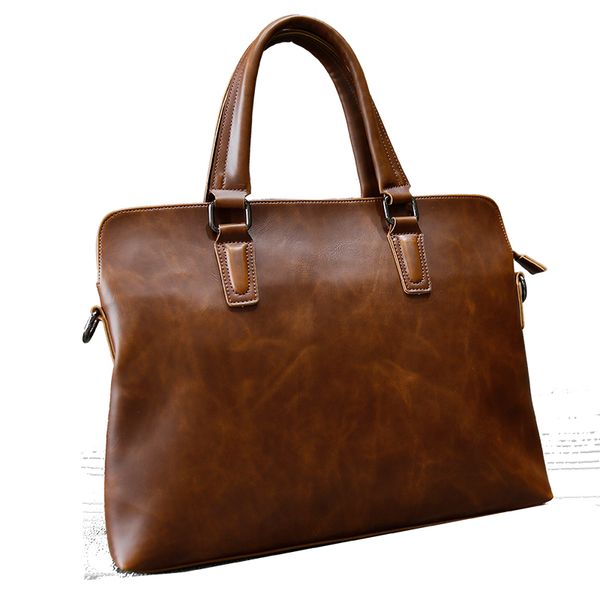 

men briefcase new soft leather handbags men's casual bag shoulder messenger bag crossbody bags man lapcomputer case 13
