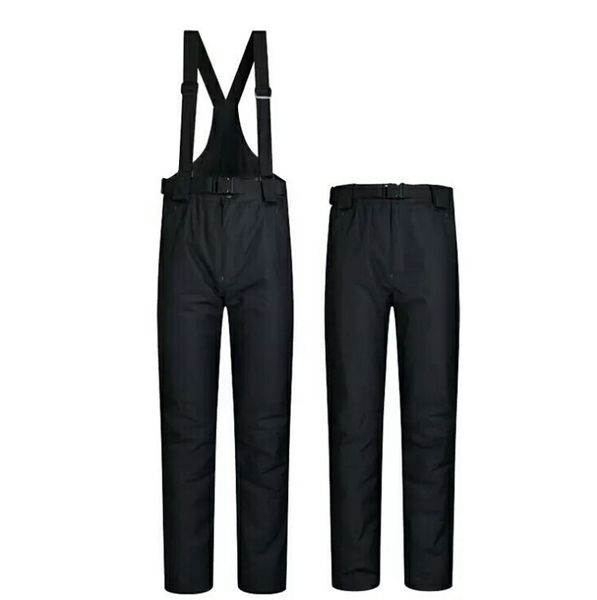 

ski pants winter men and women outdoor couple warm straps detachable windproof waterproof ski pants