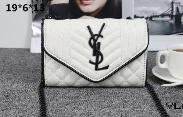 

Wholesale-Luxury Designer shoulder bags fashion brand women's package handbag Cross body shoulder Messenger chain bags pocket size19*6*13cm
