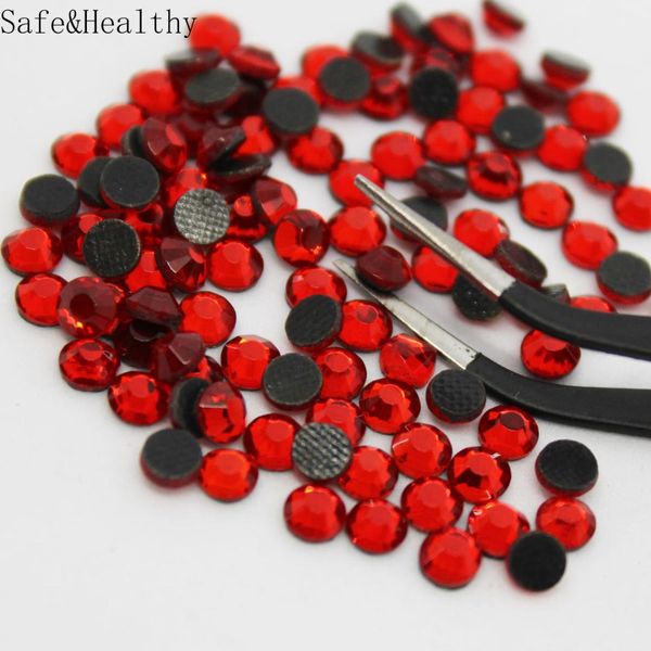 

lt.siam ss12-ss30 machine glass material dmc ix rhinestones flatback glass for clothing decoration, Silver;gold