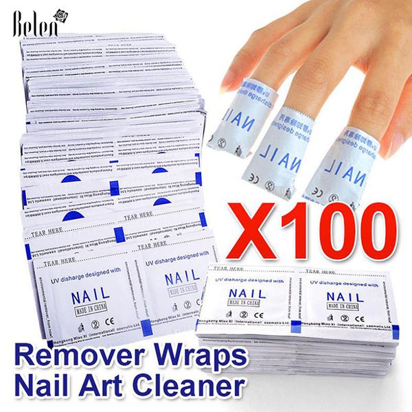 

Belen 2015 100 pc lot gel poli h remover wrap manicure nail gel poli h nail art cleaner drop hipping