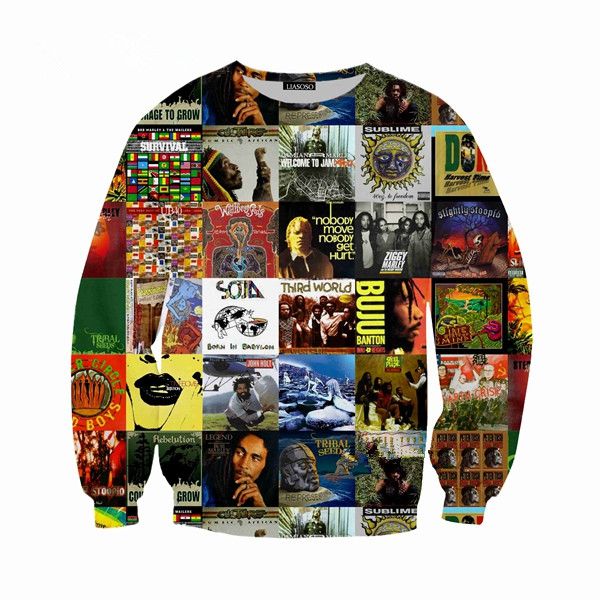 

fashion reggae star bob marley 3d print sweats fashion clothing women men sweatshirt casual pullovers k216, Black