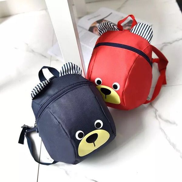 

new 2018 korean version of cute cartoon canvas animal design, children's anti backpack 1-3 year old boy and girl fashion trend