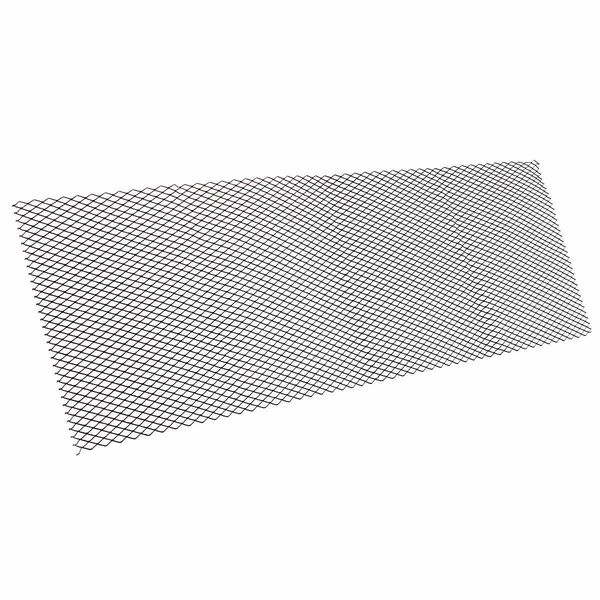 

100cm x 33cm universal black /silver aluminium racing grille mesh vent car tuning grill