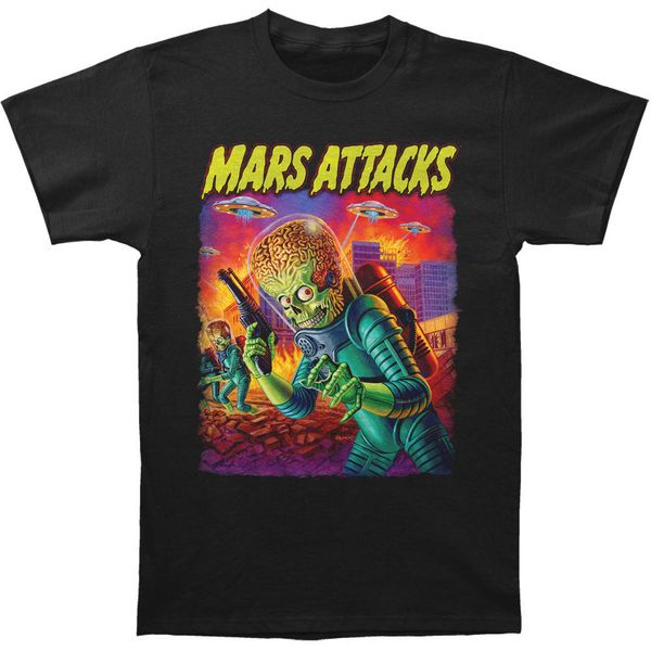 

Марс Атакует! Мужская НЛО атака футболка черный