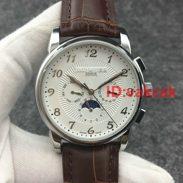 

Transparent Back Silver Top Luxury Brand New Mechanical Mens stainless steel Automatic Watch Sports mens Self-wind Watches Wristwatches