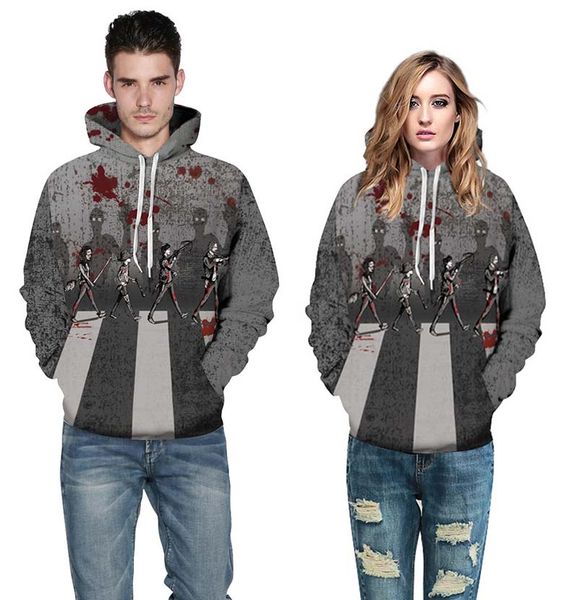 

2020 пара толстовка 3d цифровой печати толстовка толстовка holloween бейсбол спорт пальто свитер хорошее качество бесплатная доставка, Blue;black