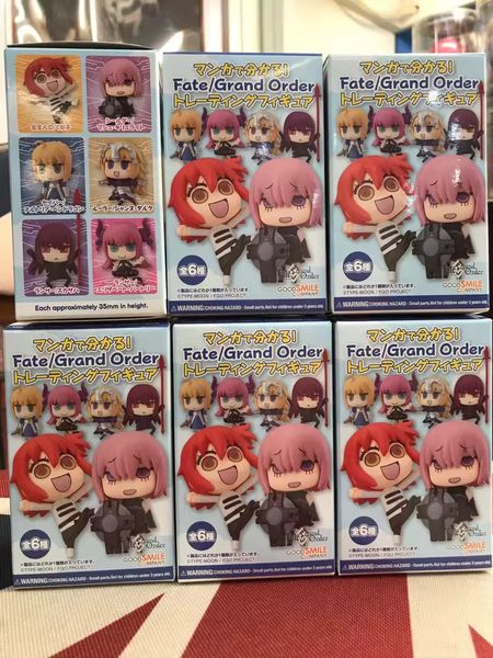 

игрушка подарок модель новый подросток подарок аниме узнать о fgo из комиксов! судьба / grand order gsc q версия 6 кукла box яйцо