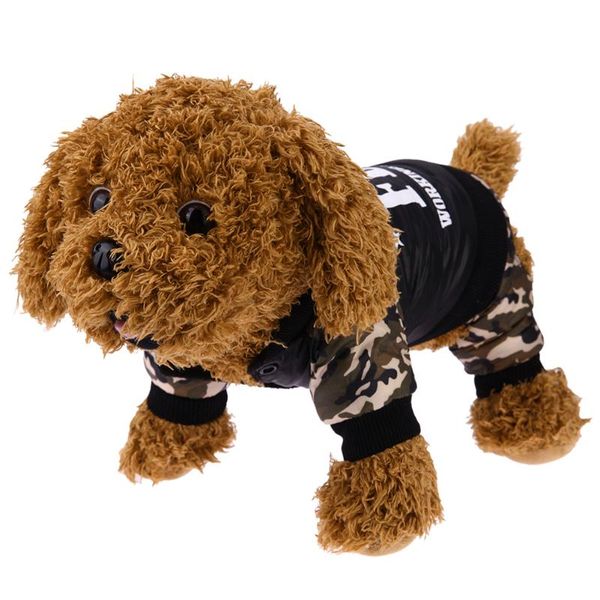 

новый дизайн для домашних животных одежда для собак костюм мода яркий камуфляж одежда для собак зимняя теплая водонепроницаемая fbi печати п