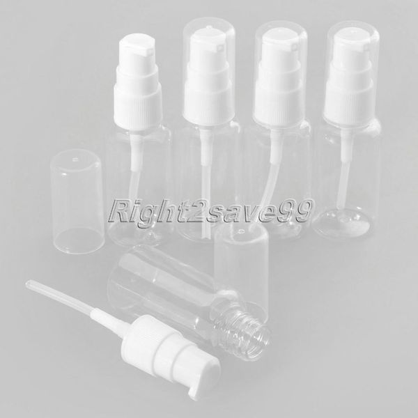 

5pcs 30ml spray transparent bottle small empty outdoor travel makeup skin care perfume bottle container mini plastic portable